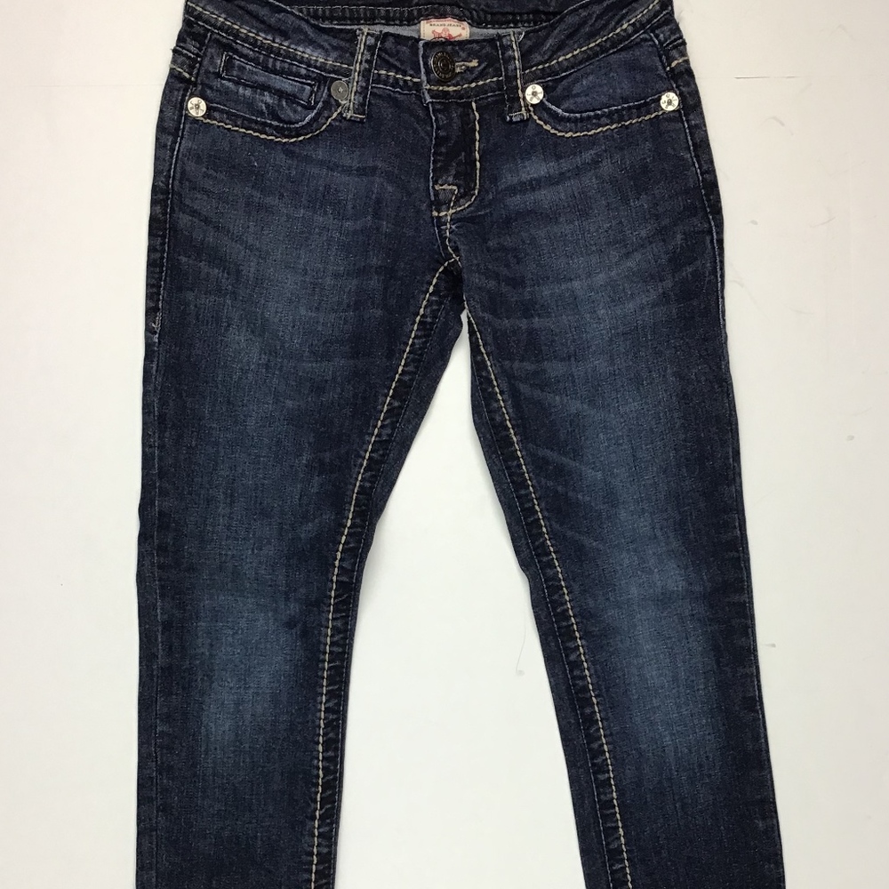 True Religion Joey Jeans Girls Size 26 Skinny (^1)